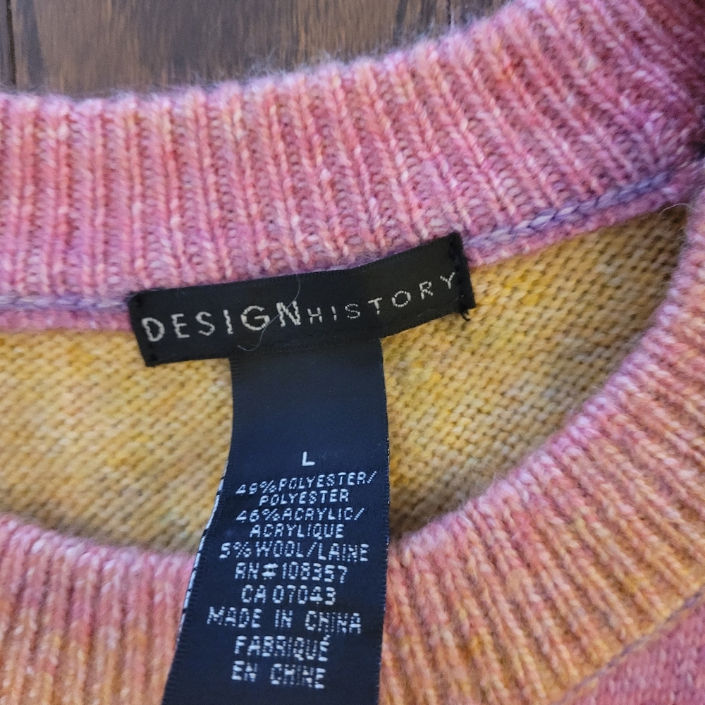 Multicolor Gradient Women's Sweater - Picture 6 of 8